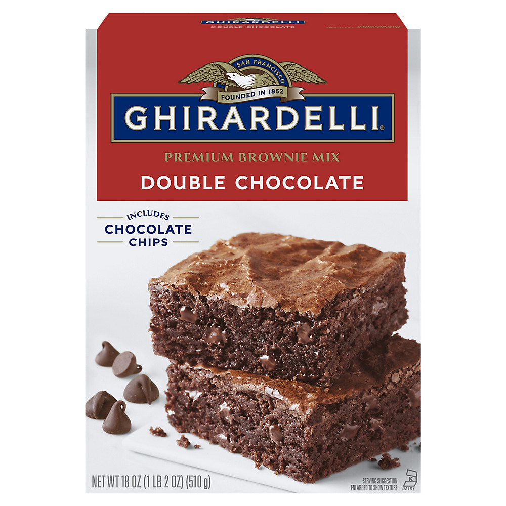 Calories in Ghirardelli Chocolate Double Chocolate Brownie Mix, 20 oz