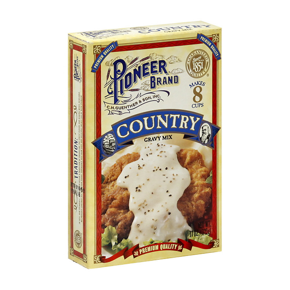 Calories in Pioneer Brand Country Gravy Mix, 11 oz