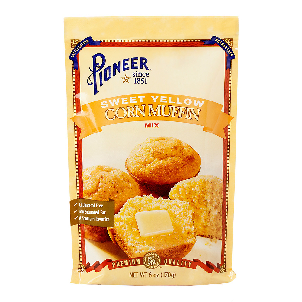 Calories in Pioneer Brand Sweet Yellow Corn Muffin Mix, 6 oz