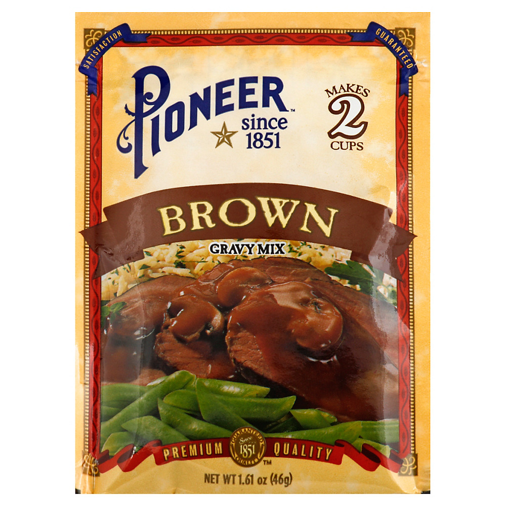 Calories in Pioneer Brand Brown Gravy Mix, 1.61 oz