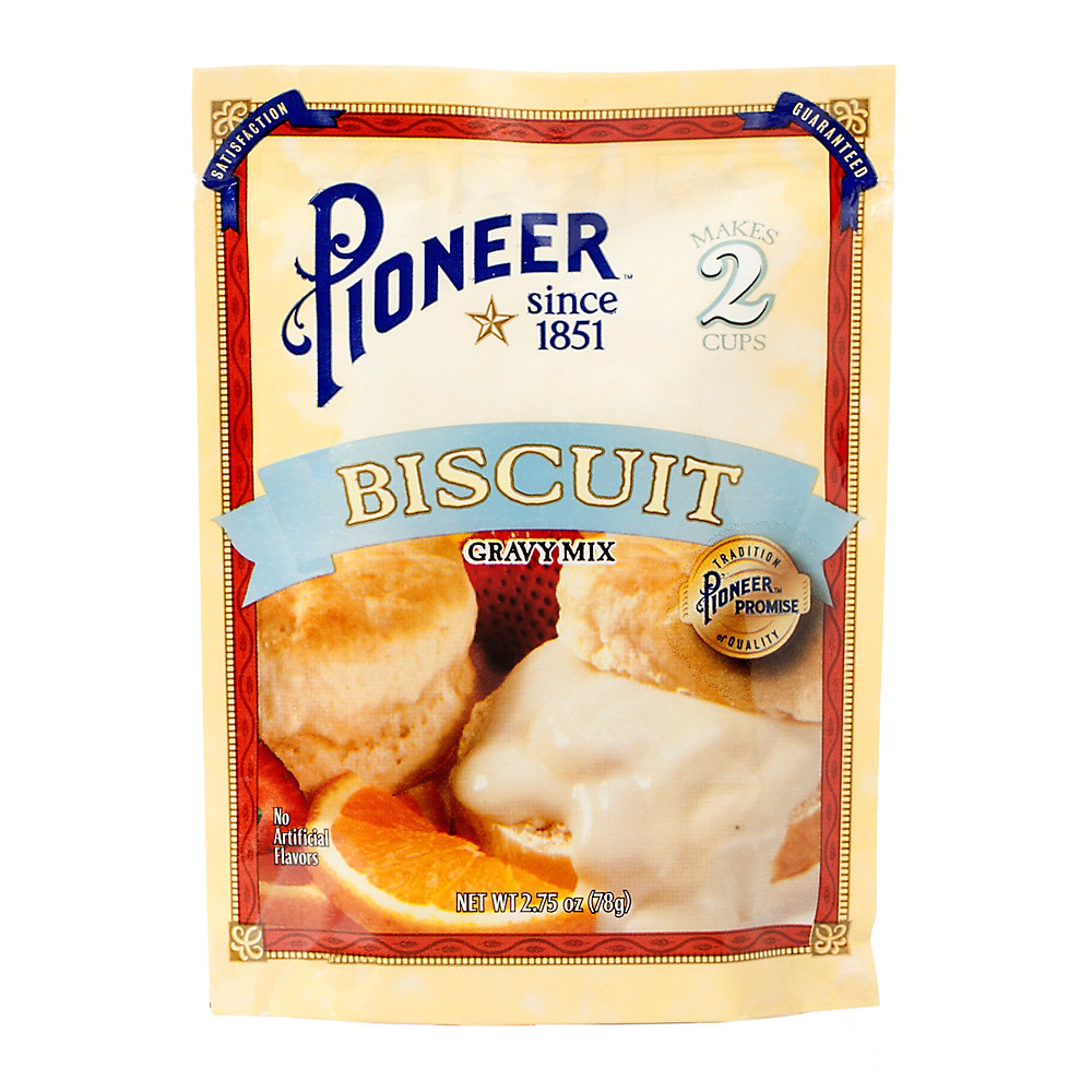 Calories in Pioneer Brand Biscuit Gravy Mix, 2.75 oz