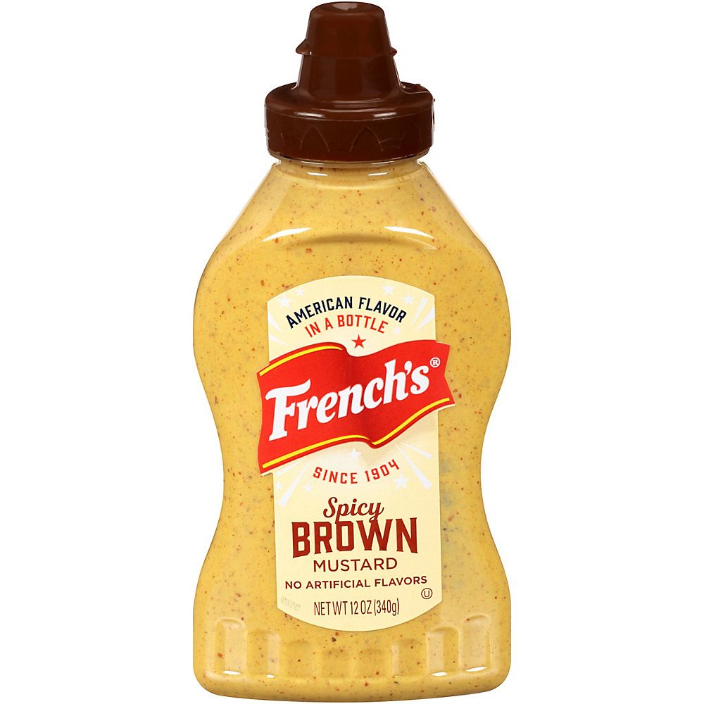 Calories in French's Spicy Brown Mustard, 12 oz