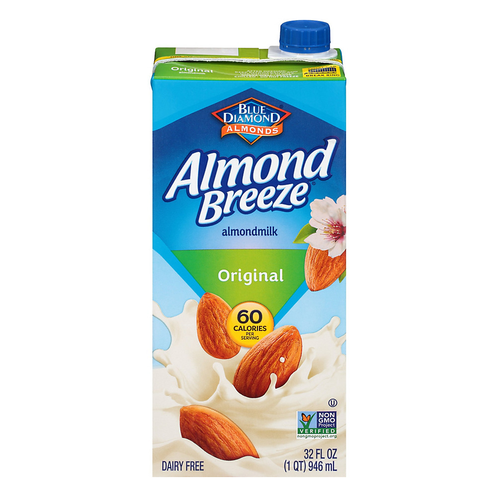 Calories in Blue Diamond Almond Breeze Original Non-dairy Beverage, 32 oz