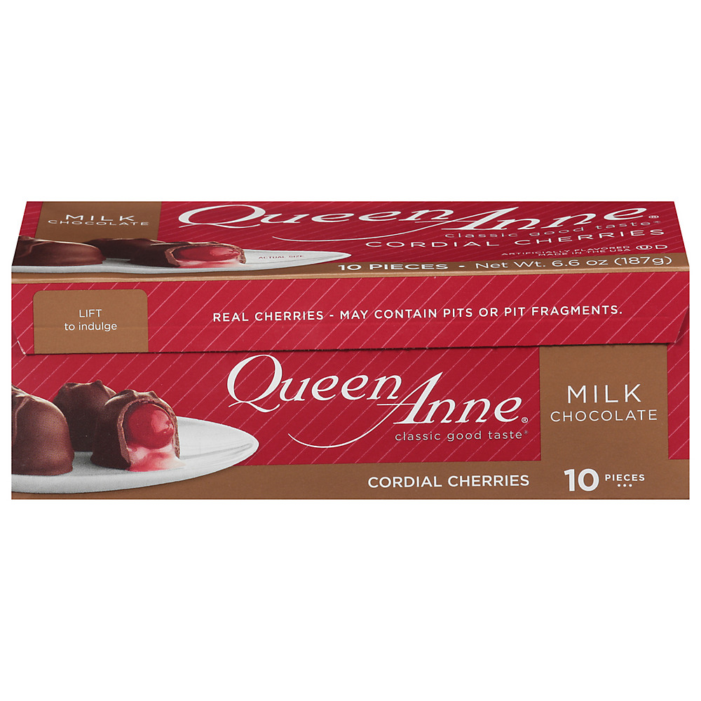 Calories in Queen Anne Milk Chocolate Cordial Cherries Candy, 6.6 oz