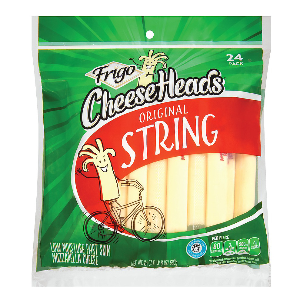 Calories in Frigo Original  Mozzarella String Cheese, 24 ct