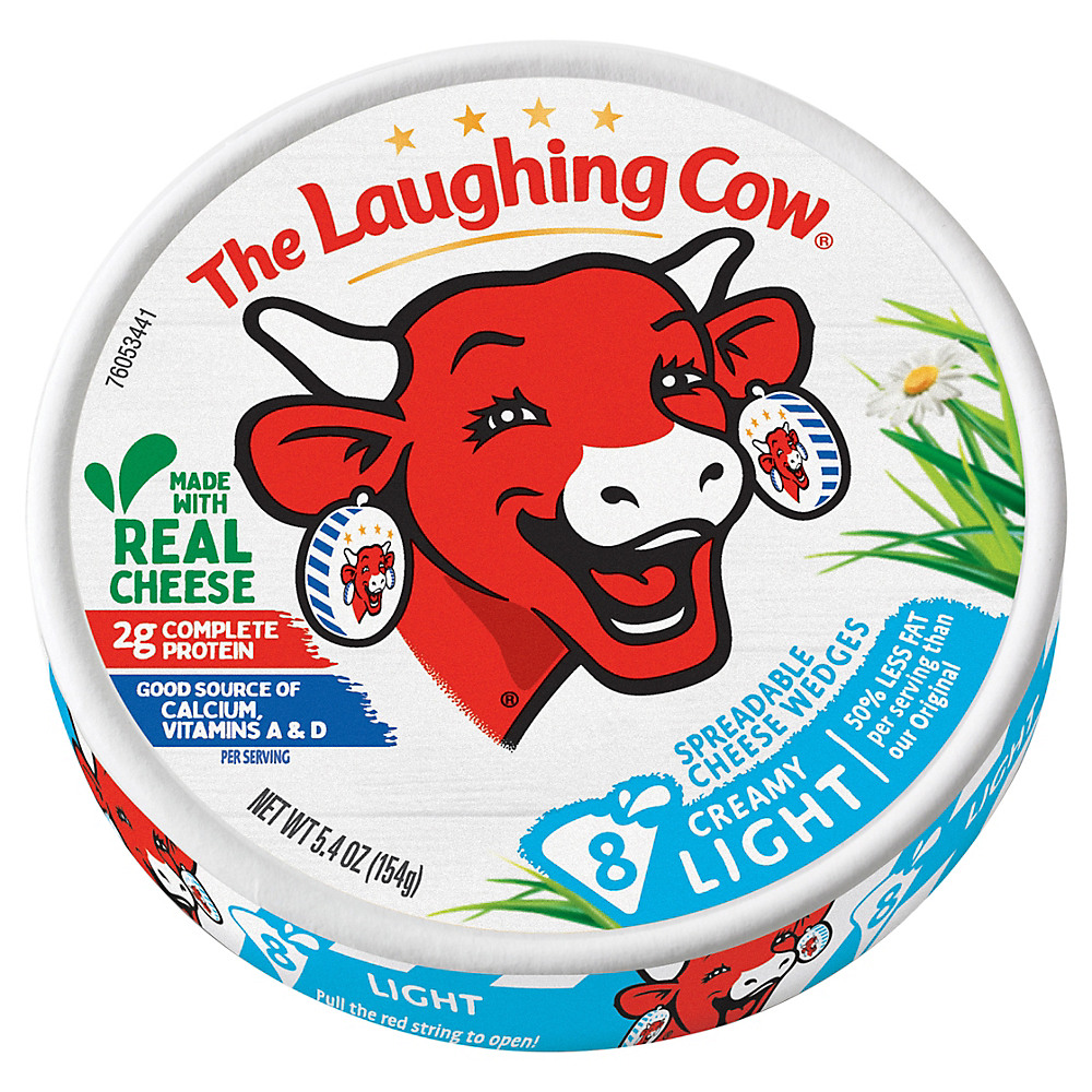 Calories in The Laughing Cow Creamy Light  Cheese Spread, 6 oz
