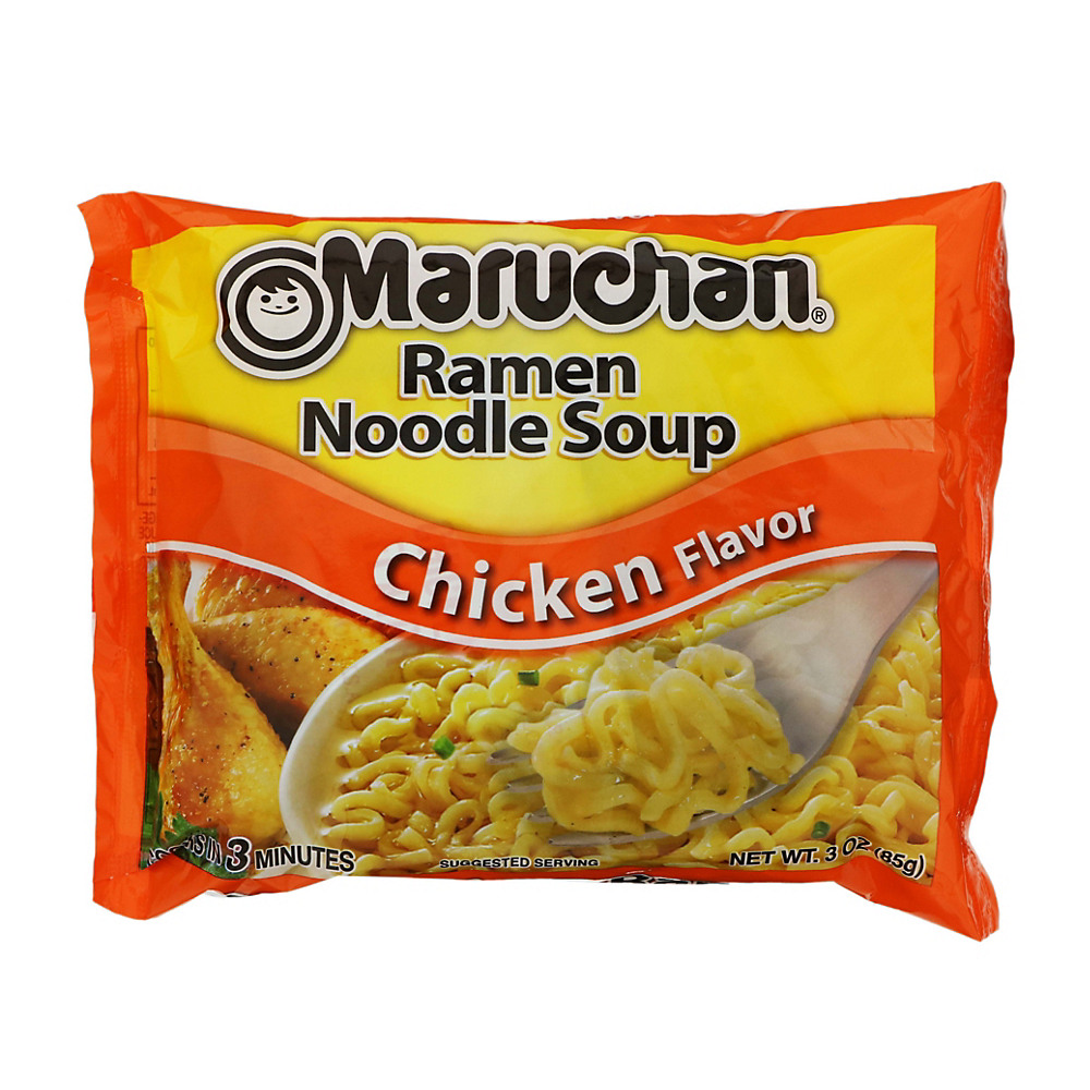 Calories in Maruchan Chicken Flavor Ramen Noodle Soup, 3 oz