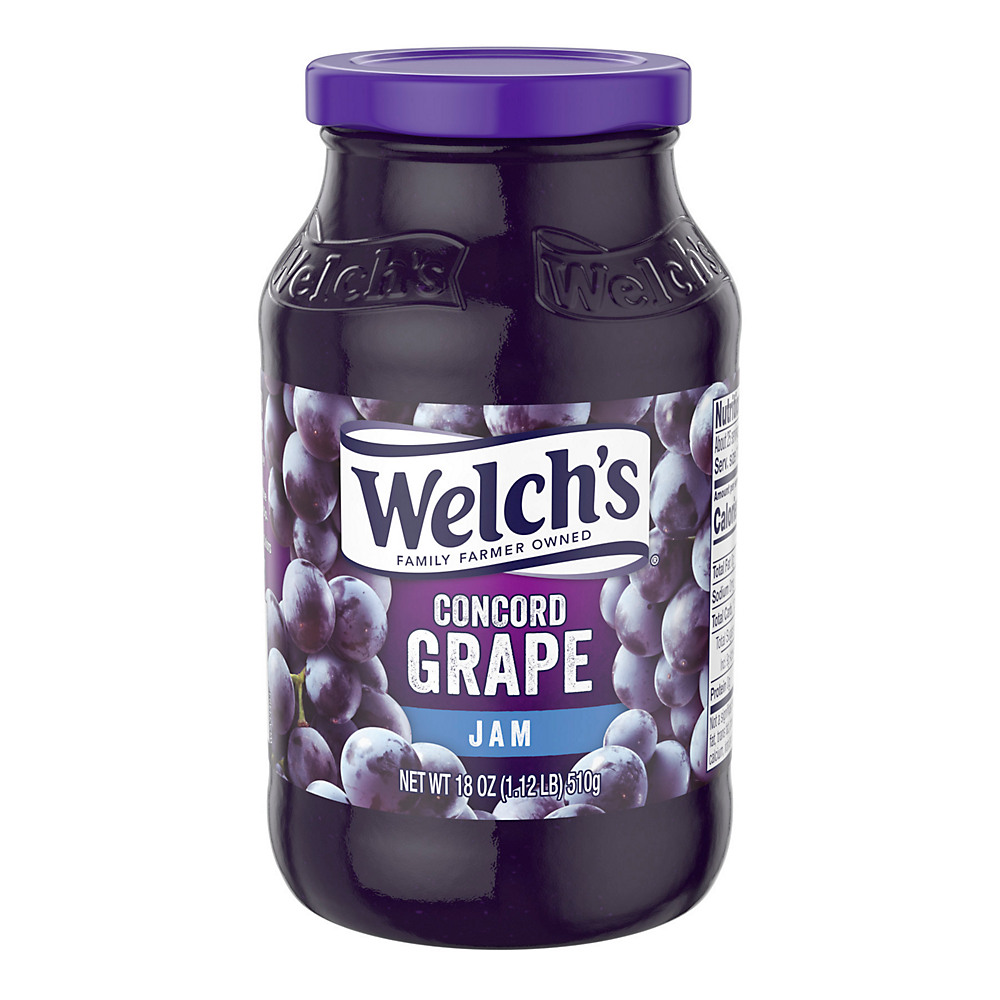 Calories in Welch's Concord Grape Jam, 18 oz