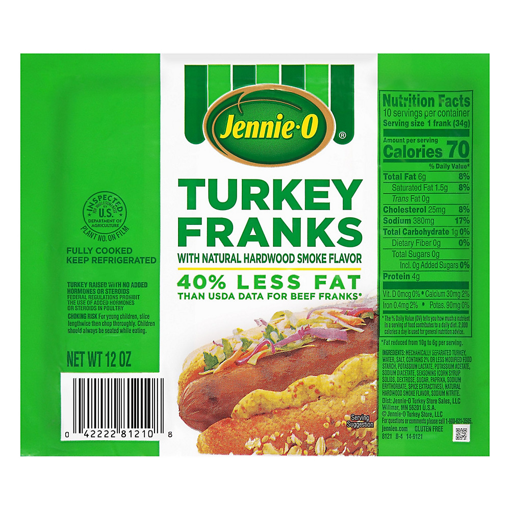 Calories in Jennie-O Turkey Franks, 10 ct
