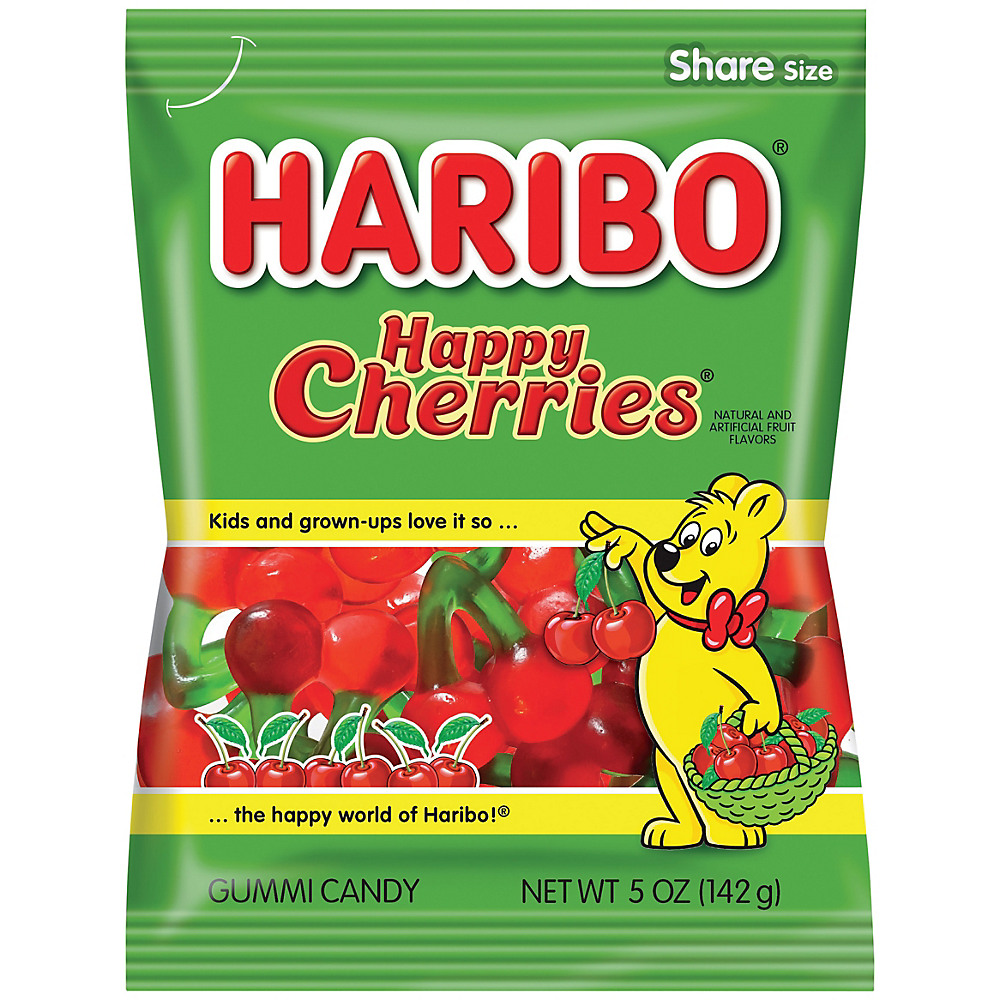 Calories in Haribo Happy Cherries Gummi Candy, 5 oz