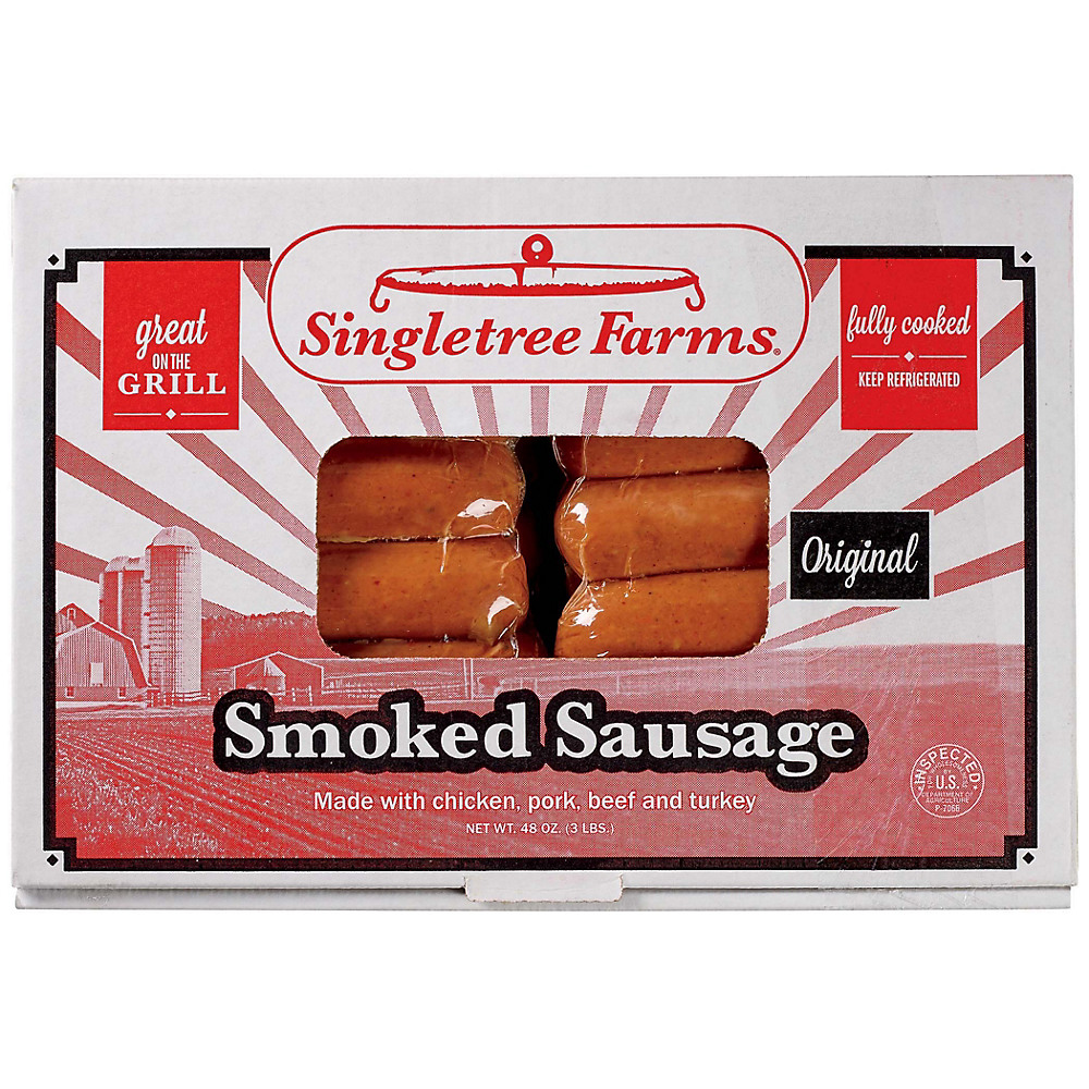 Calories in Singletree Farms Smoked Sausage Link, 20 ct