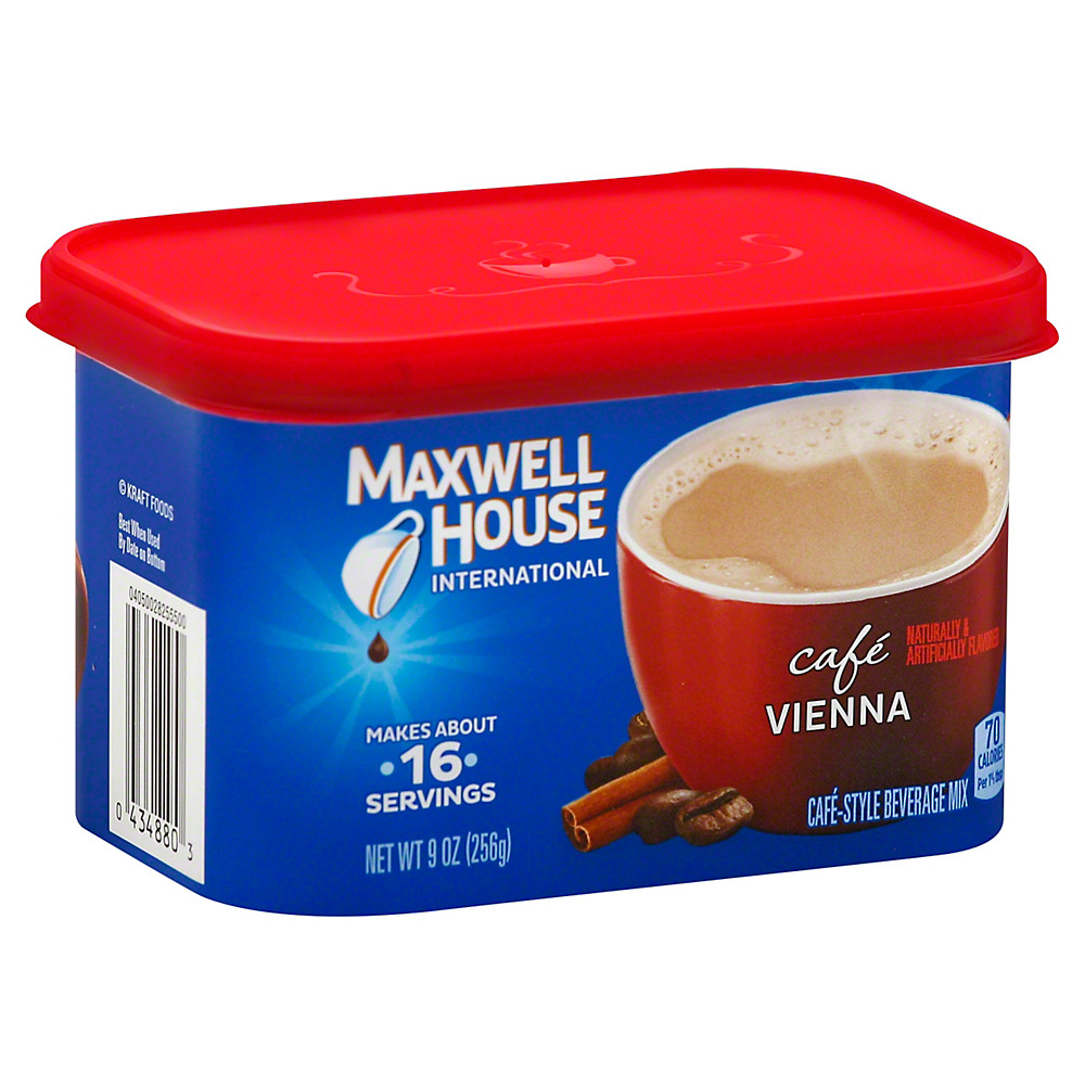 Calories in Maxwell House International Cafe Cafe Vienna Beverage Mix, 9 oz