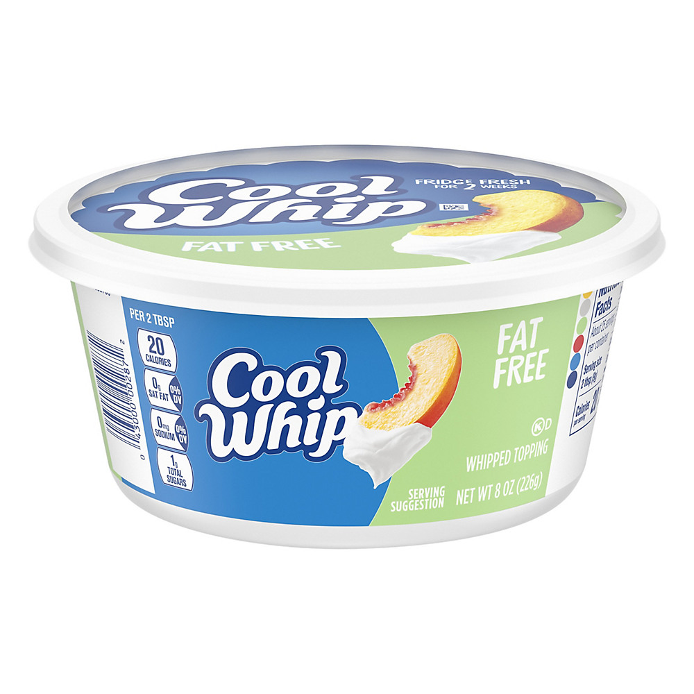 Calories in Cool Whip Fat Free Whipped Topping, 8 oz