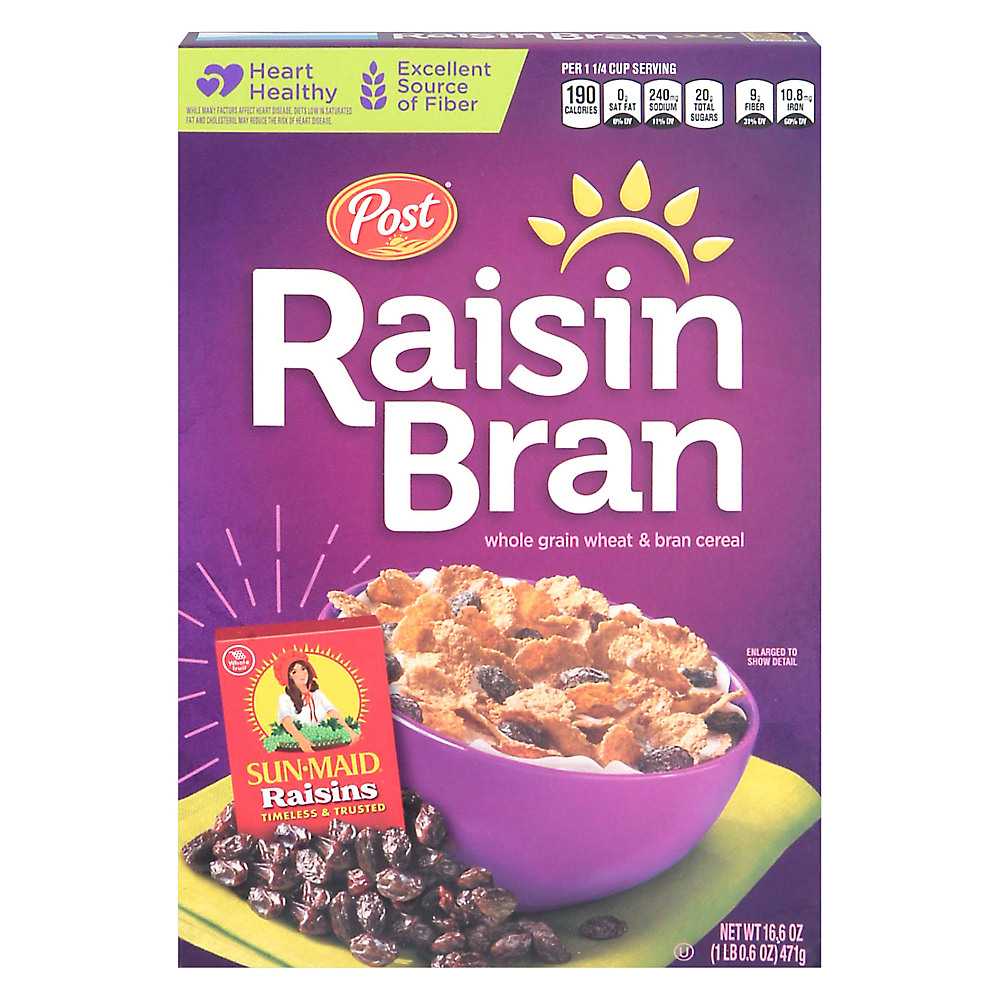 Calories in Post Raisin Bran Cereal, 20 oz
