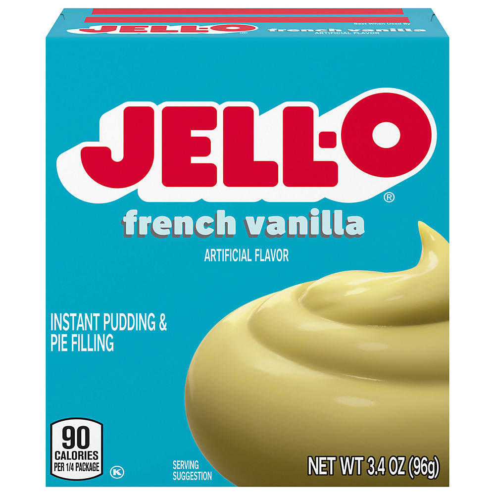 Calories in Jell-O French Vanilla Instant Pudding Mix, 3.4 oz