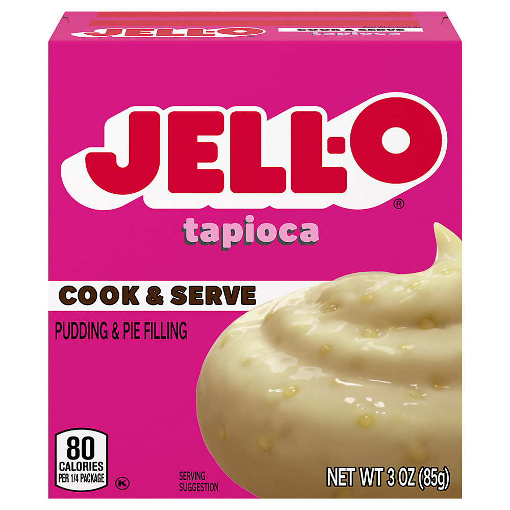 Calories in Jell-O Cook & Serve Fat Free Tapioca Pudding Mix, 3 oz