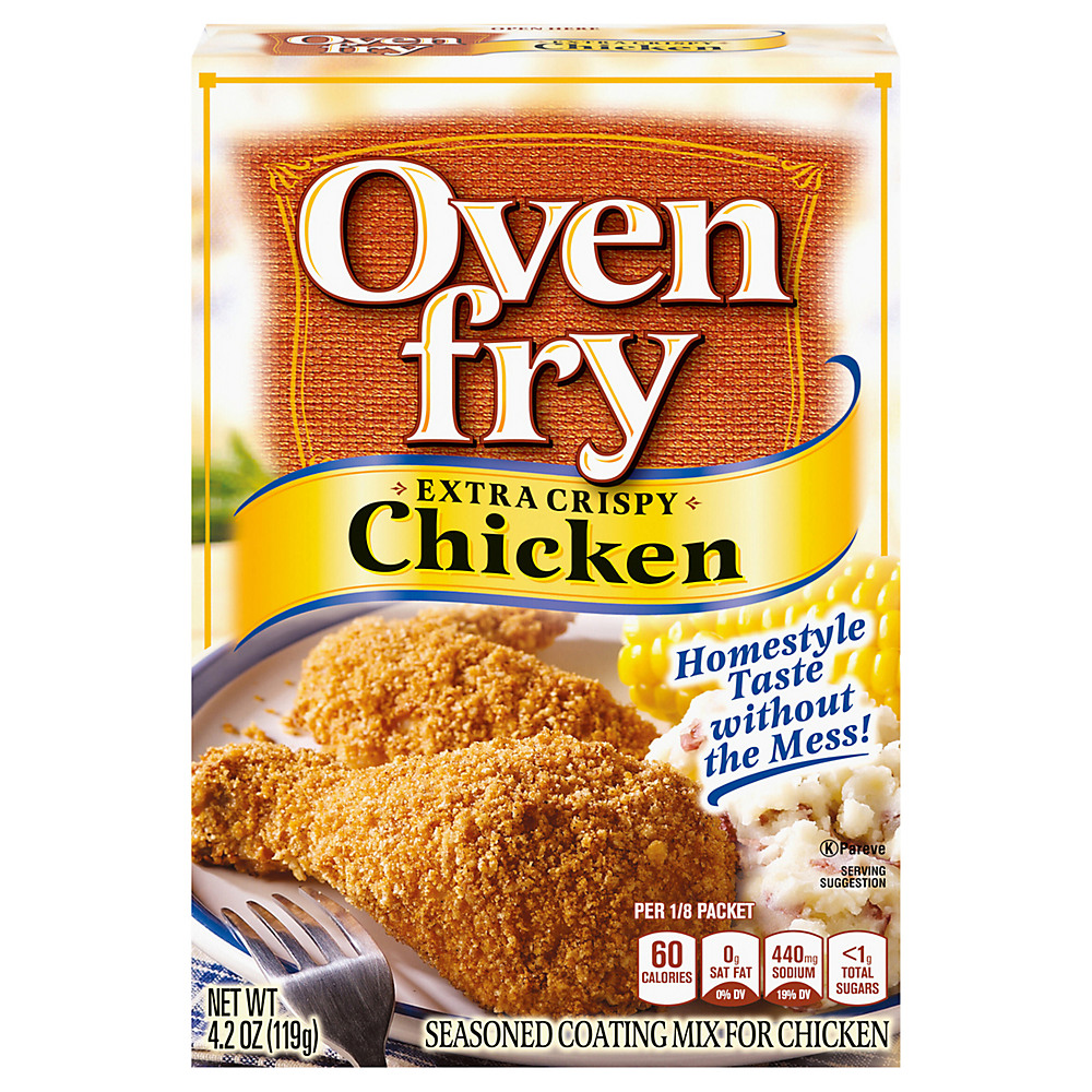 Calories in Oven Fry Extra Crispy Chicken Seasoned Coating Mix, 4.2 oz