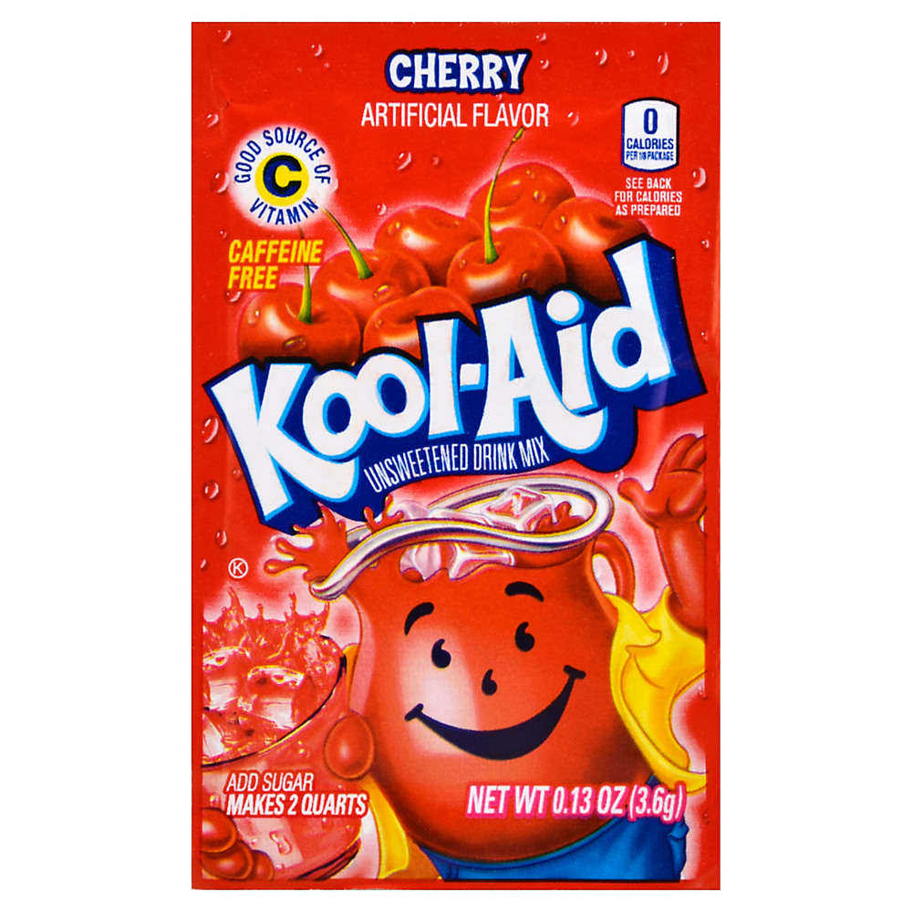 Calories in Kool-Aid Cherry Unsweetened Drink Mix, 2 qt