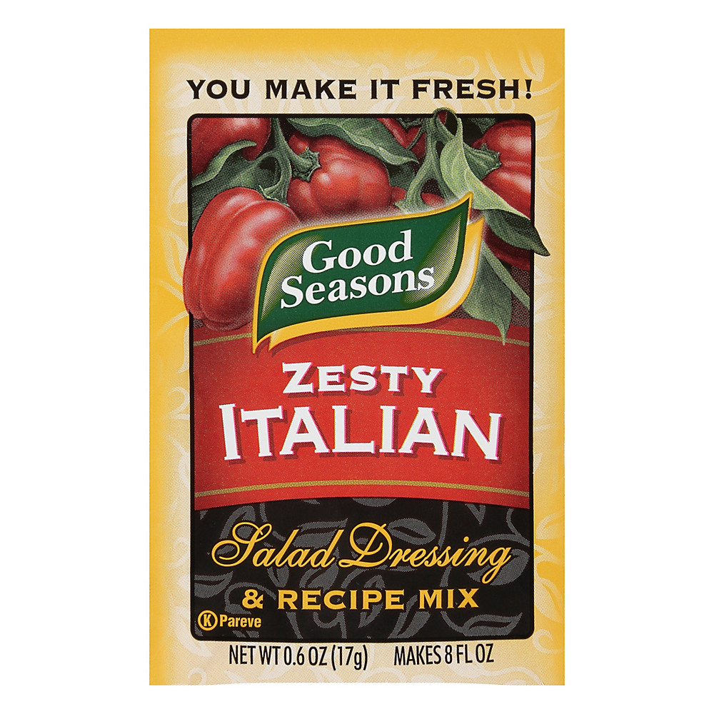 Calories in Good Seasons Zesty Italian Salad Dressing and Recipe Mix, .6 oz