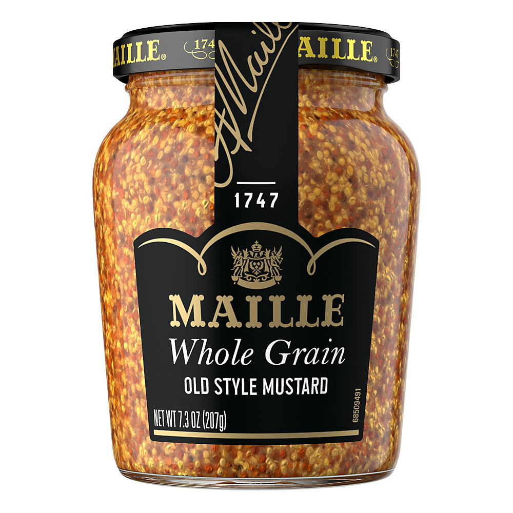 Calories in Maille Whole Grain Old Style Medium Dijon Mustard, 7.3 oz