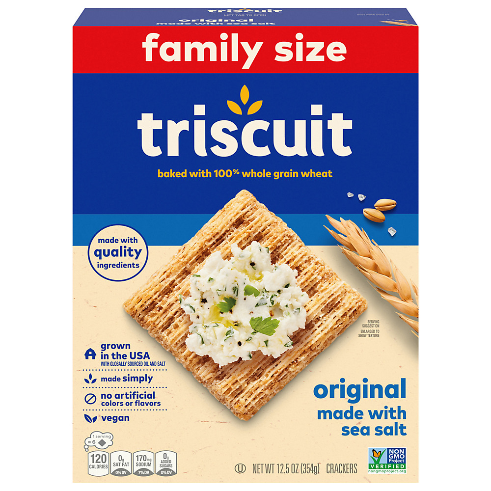 Calories in Nabisco Triscuit Original Wafers Family Size!, 12.5 oz