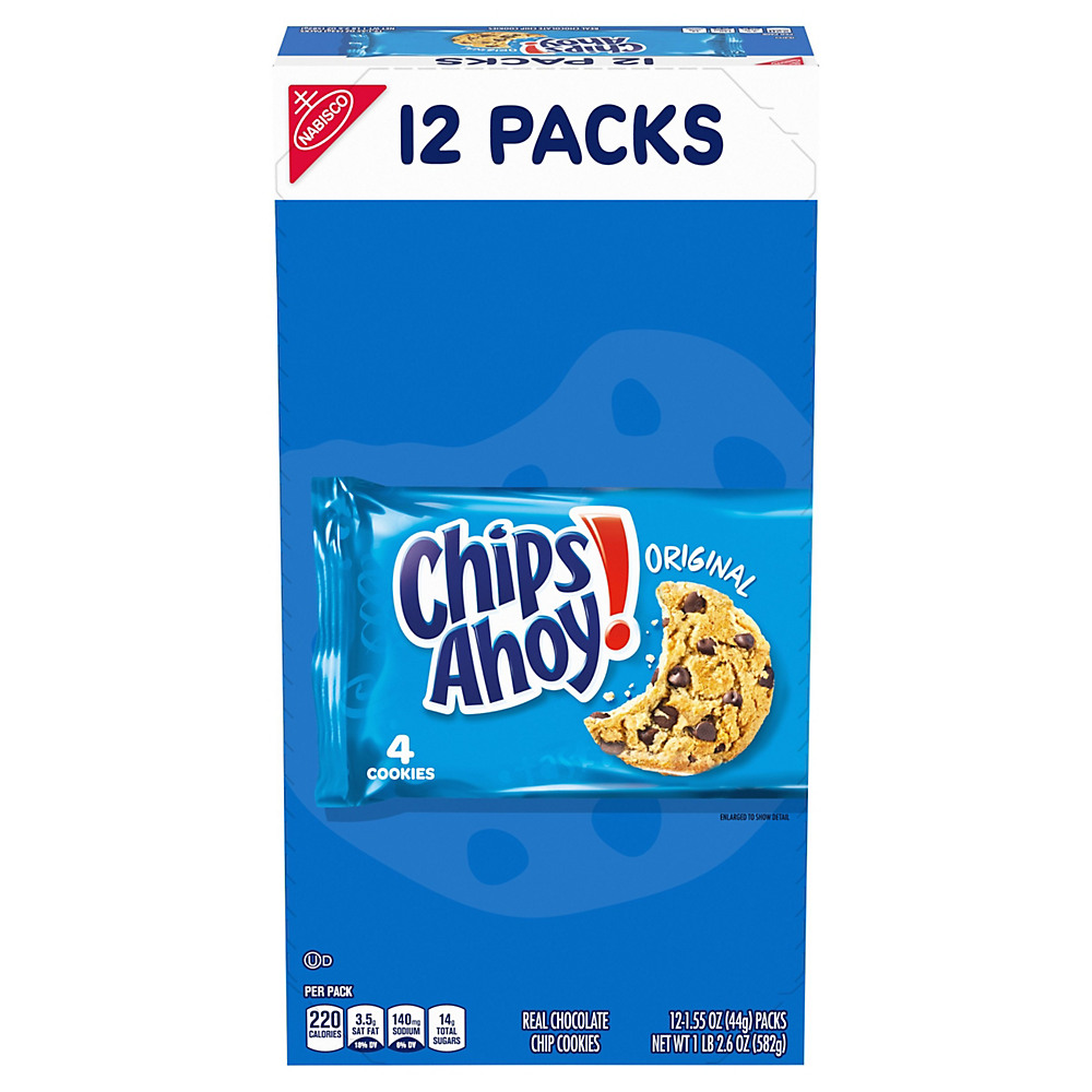 Calories in Nabisco Chips Ahoy! Original Multipack, 12 ct