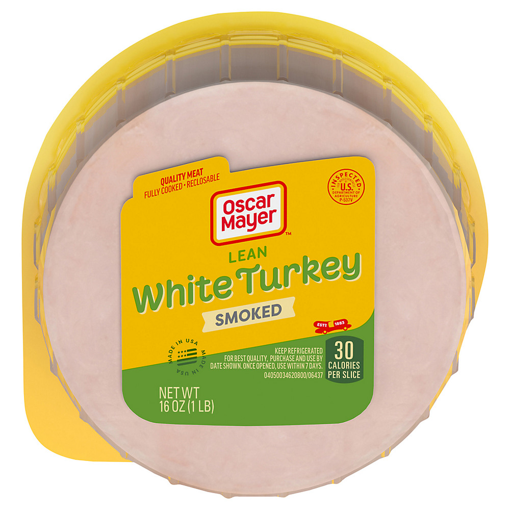 Calories in Oscar Mayer Smoked White Turkey, 16 oz