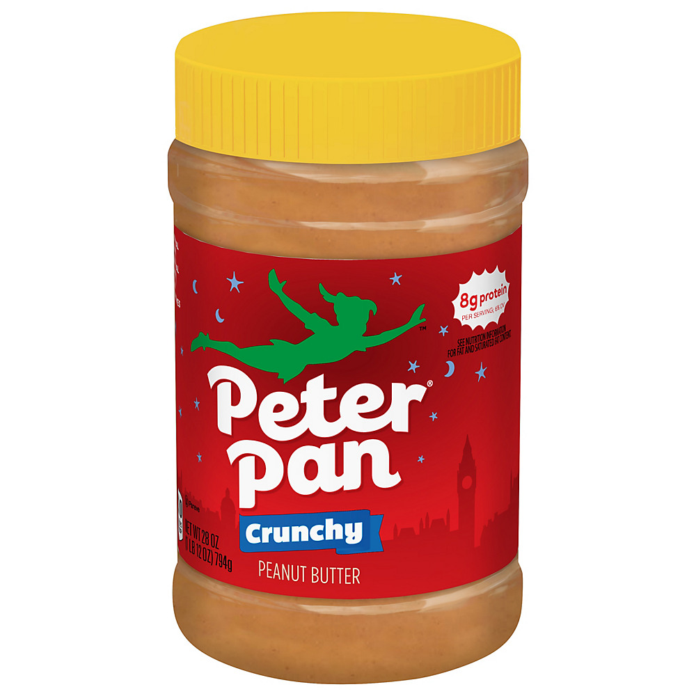 Calories in Peter Pan Crunchy Peanut Butter, 28 oz