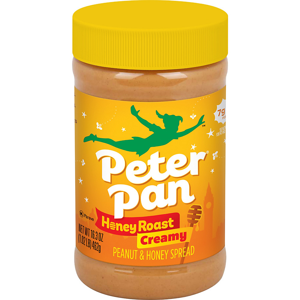 Calories in Peter Pan Honey Roast Creamy Peanut & Natural Honey Spread, 16.3 oz