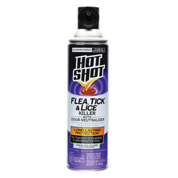 Hot Shot Flea, Tick & Lice Killer Spray with Odor Neutralizer, 14 oz
