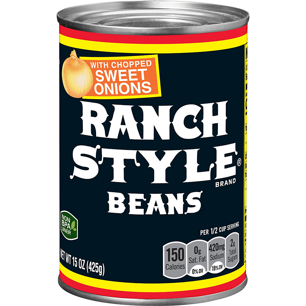 Calories in Ranch Style Beans with Chopped Sweet Onions, 15 oz