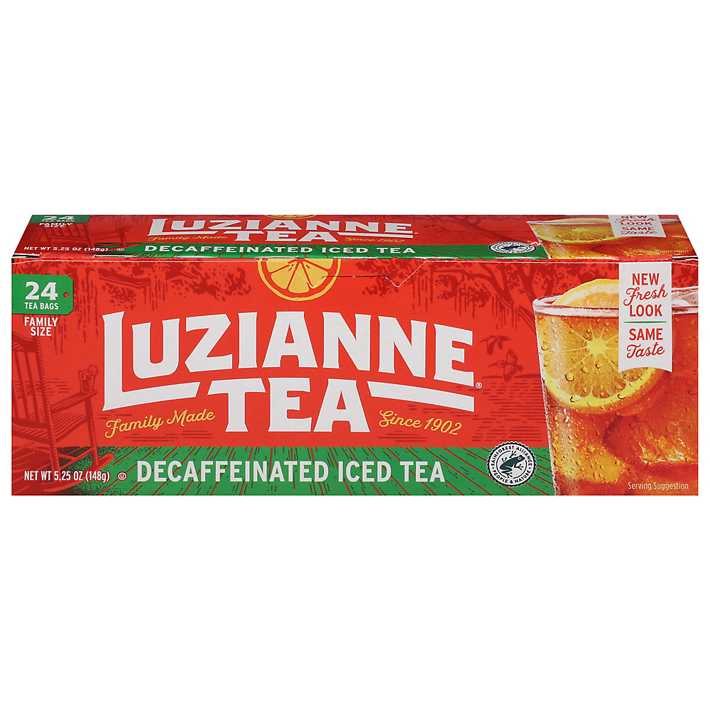 Calories in Luzianne Decaffeinated Tea Bags, 24 ct