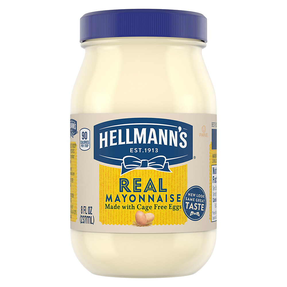 Calories in Hellmann's Real Mayonnaise, 8 oz
