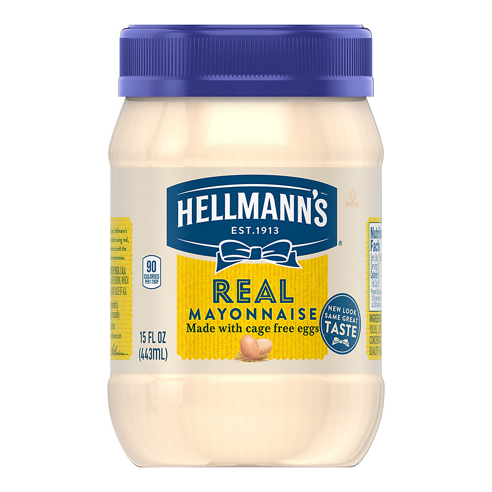 Calories in Hellmann's Real Mayonnaise, 15 oz