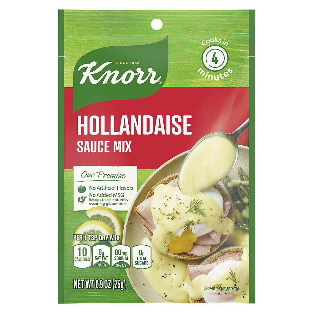 Calories in Knorr Hollandaise Sauce Mix, .9 oz