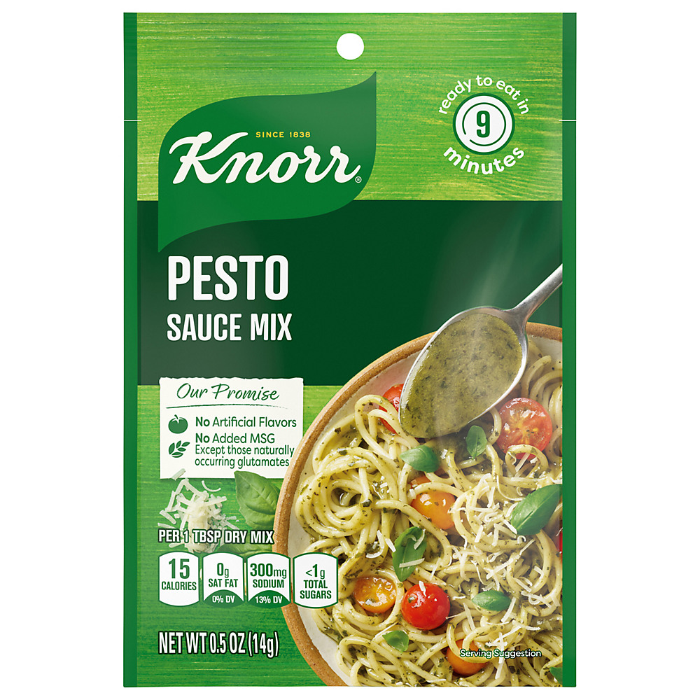 Calories in Knorr Mix Pesto Pasta Sauce, .5 oz