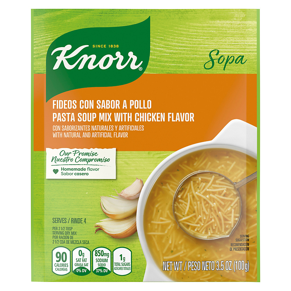 Calories in Knorr Sopa Pasta Chicken Soup Mix, 3.5 oz