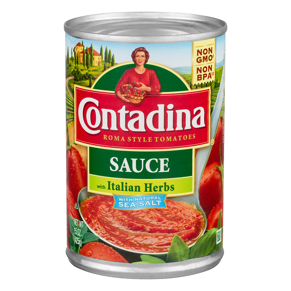 Calories in Contadina Tomato Sauce with Italian Herbs, 15 oz