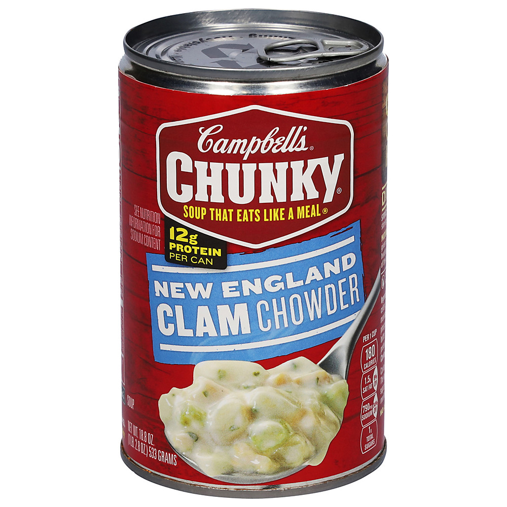 Calories in Campbell's Chunky New England Clam Chowder, 18.8 oz