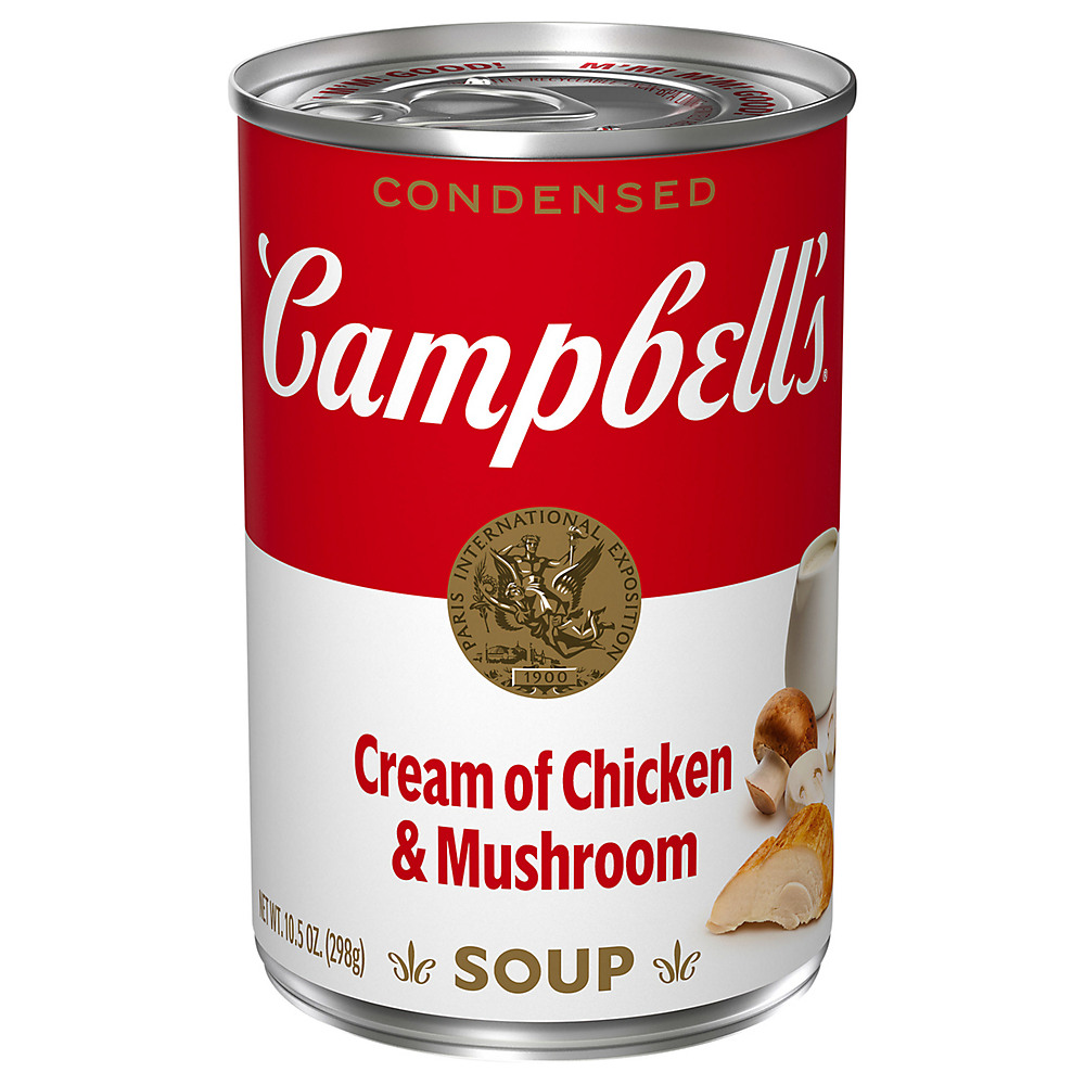 Calories in Campbell's Condensed Cream of Chicken & Mushroom Soup, 10.75 oz