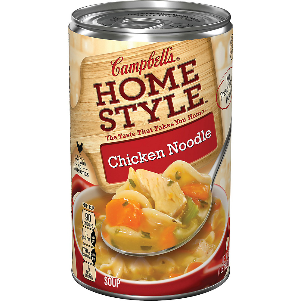 Calories in Campbell's Homestyle Chicken Noodle Soup, 18.6 oz