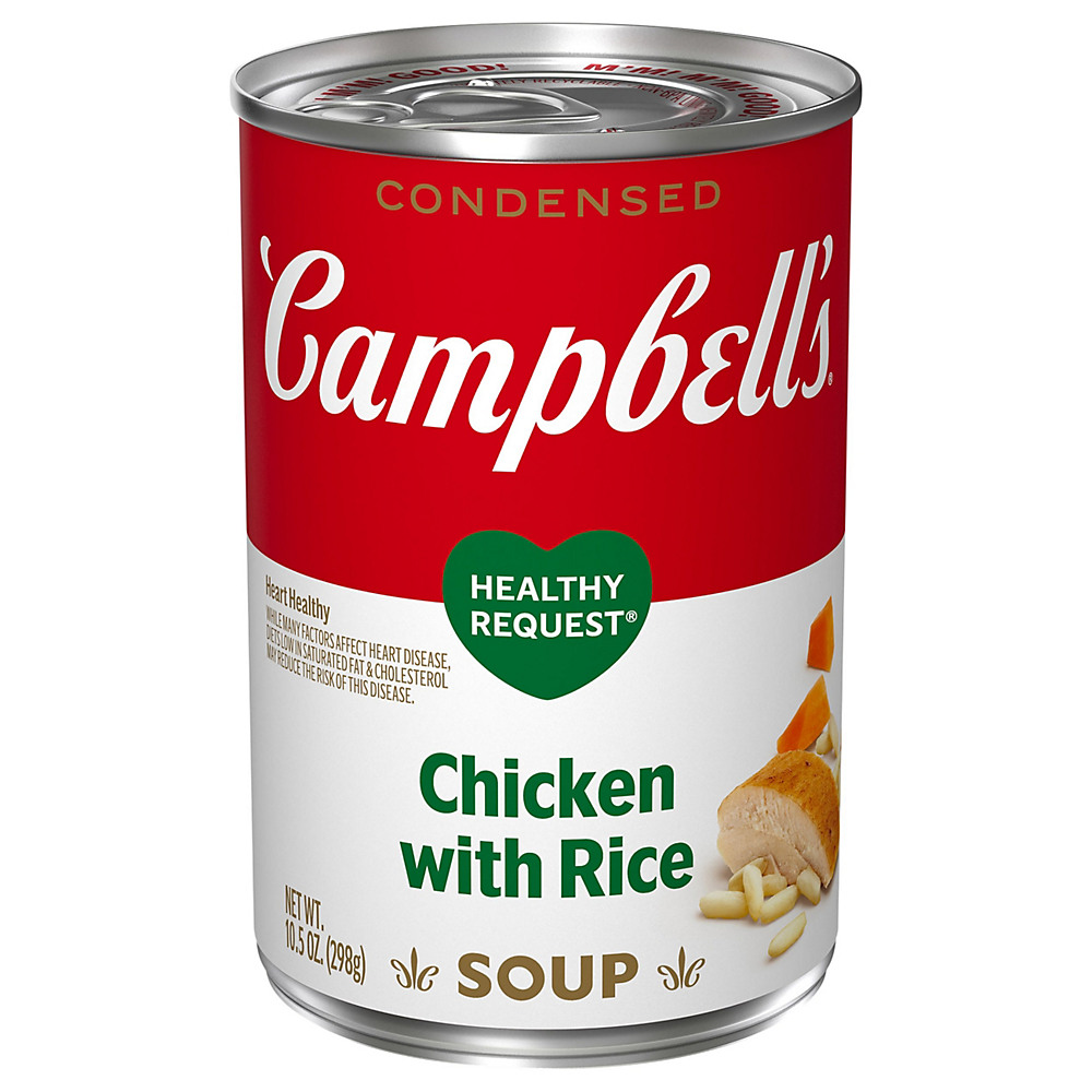 Calories in Campbell's Healthy Request Chicken with Rice Soup, 10.5 oz