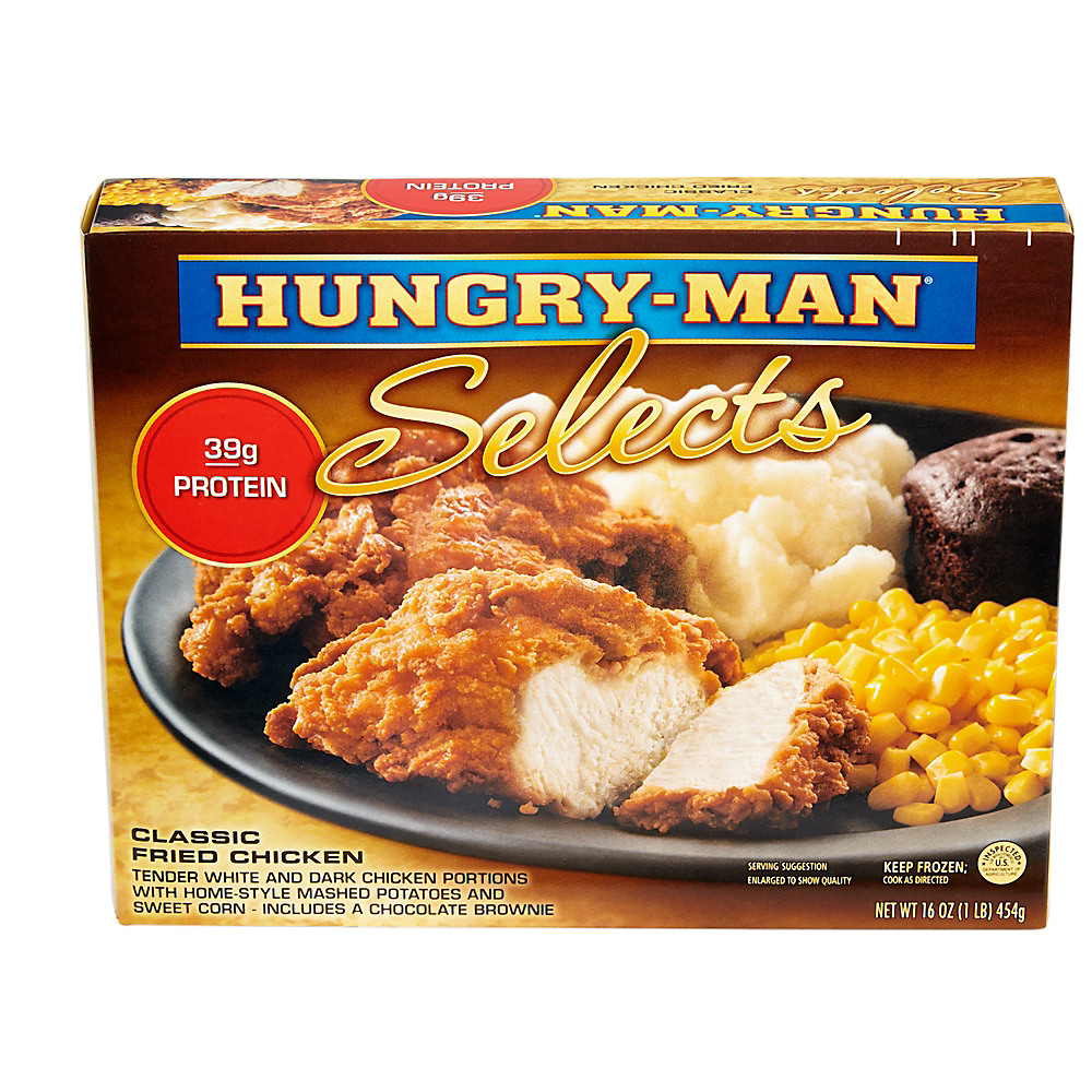 Calories in Hungry Man Selects Classic Fried Chicken, 16 oz