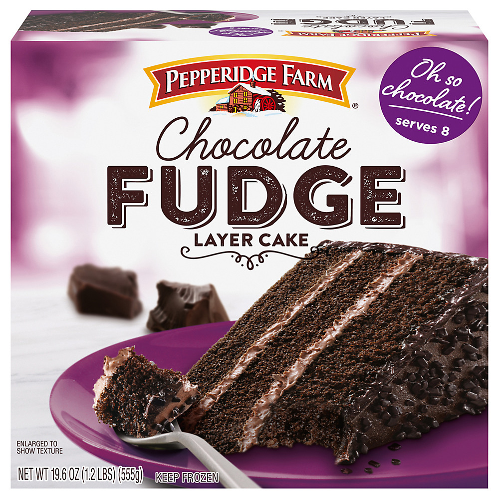 Calories in Pepperidge Farm Chocolate Fudge 3-Layer Cake, 19.6 oz