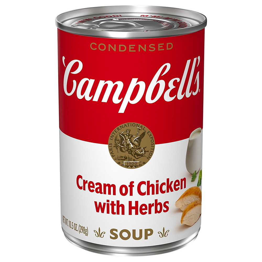 Calories in Campbell's Condensed Cream of Chicken with Herbs Soup, 10.5 oz