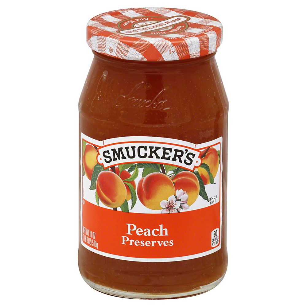Calories in Smucker's Peach Preserves, 18 oz