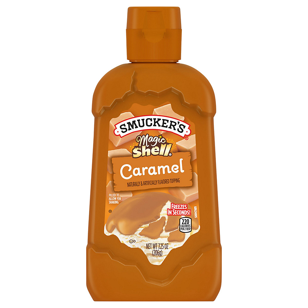 Calories in Smucker's Caramel Flavor Magic Shell, 7.25 oz