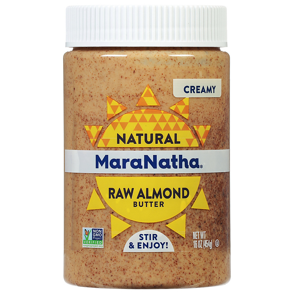 Calories in MaraNatha All Natural Raw Creamy Almond Butter, 16 oz