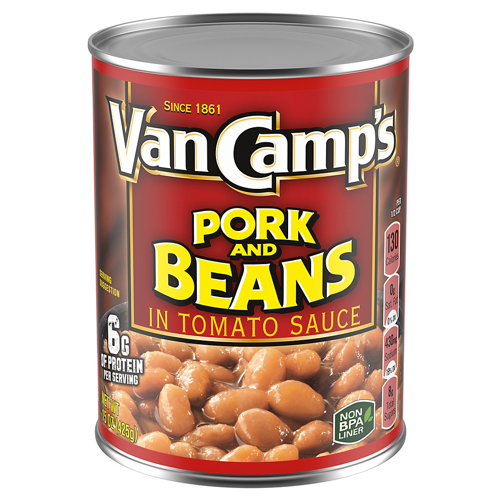 Calories in Van Camp's Pork and Beans in Tomato Sauce, 15 oz