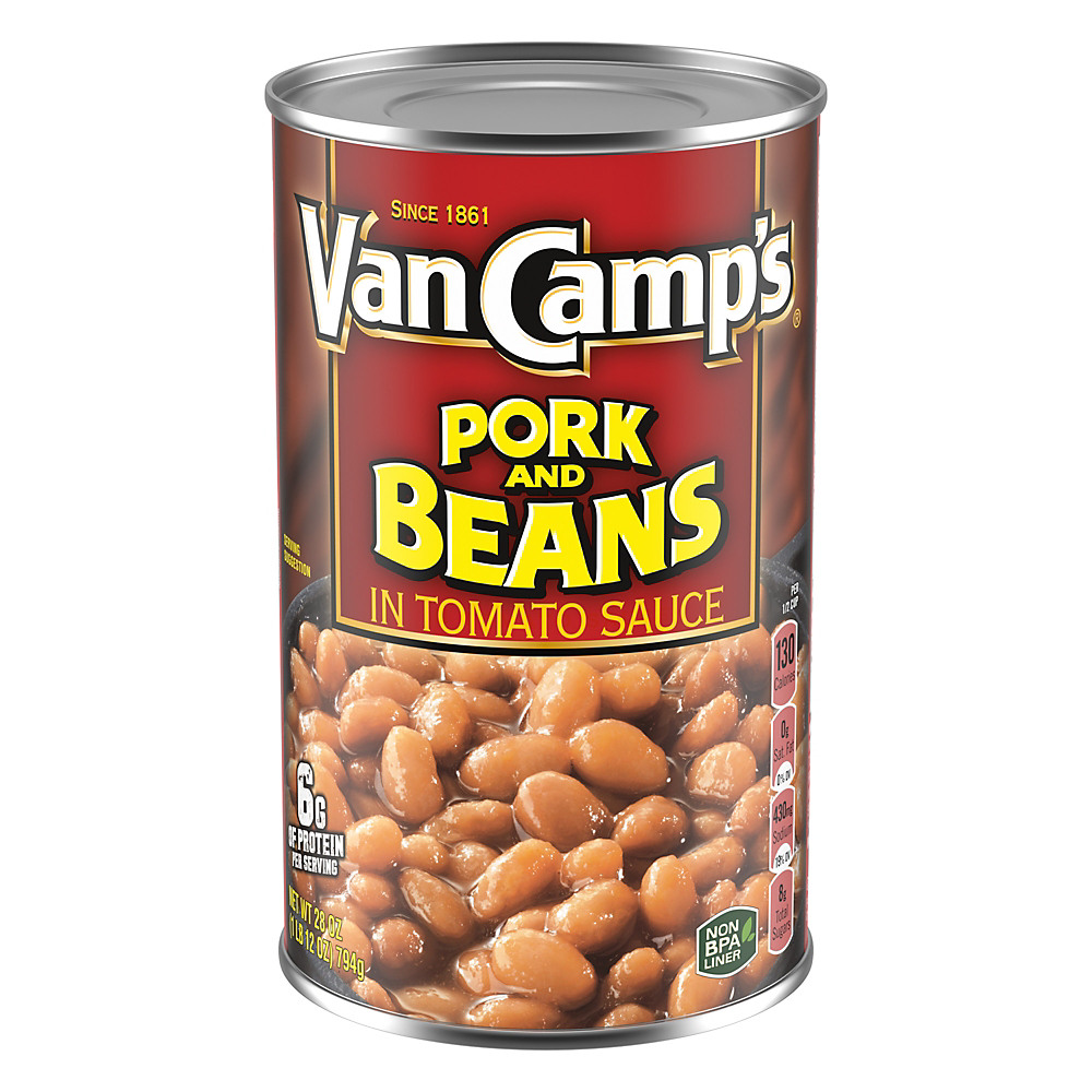 Calories in Van Camp's Pork and Beans in Tomato Sauce, 28 oz